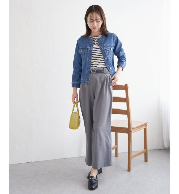 ikka「【雑誌InRed4月号掲載】ストレッチノーカラーGジャン」|その他|