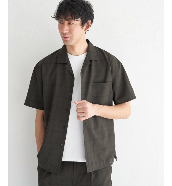ikka「【セットアップ対応】Reflax(R) リラックスオープンカラーシャツ」|シャツ・ブラウス|