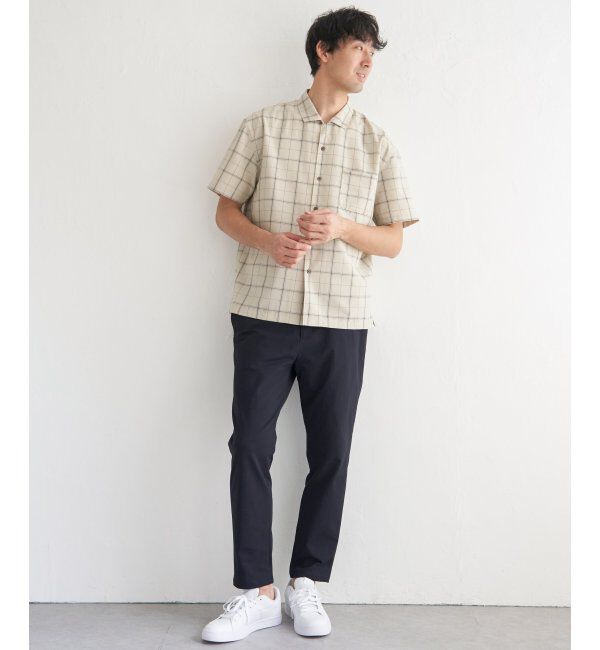 ikka「【セットアップ対応】Reflax(R) リラックスオープンカラーシャツ」|シャツ・ブラウス|