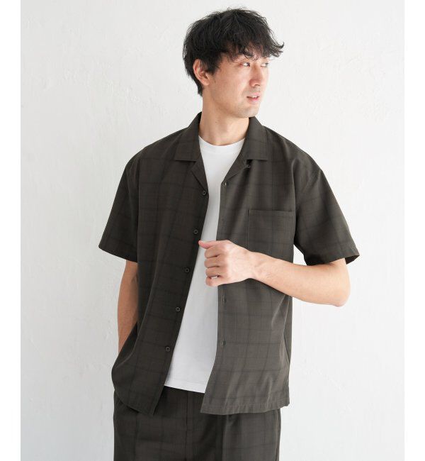 ikka「【セットアップ対応】Reflax(R) リラックスオープンカラーシャツ」|シャツ・ブラウス|