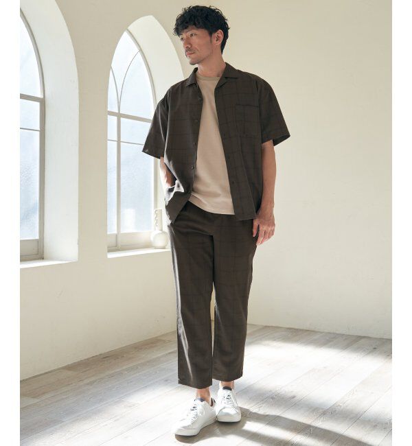 ikka「【セットアップ対応】Reflax(R) リラックスオープンカラーシャツ」|シャツ・ブラウス|