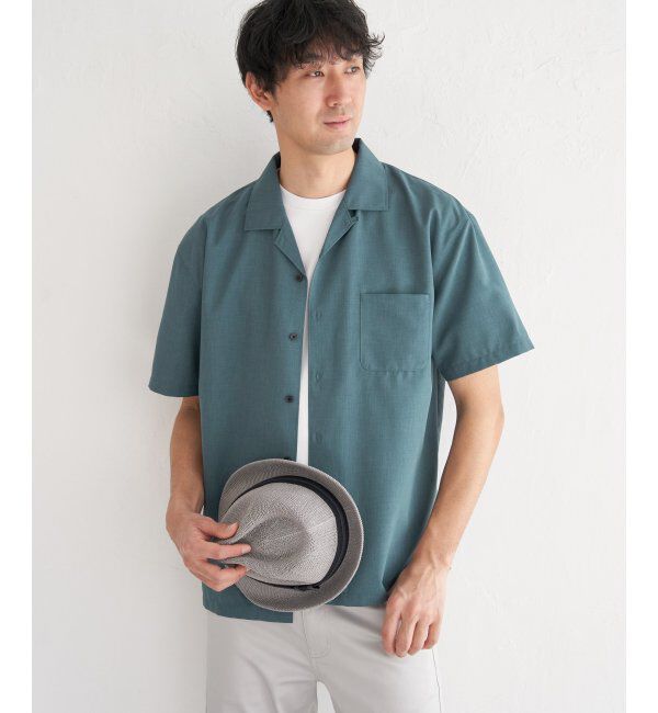 ikka「【セットアップ対応】Reflax(R) リラックスオープンカラーシャツ」|シャツ・ブラウス|