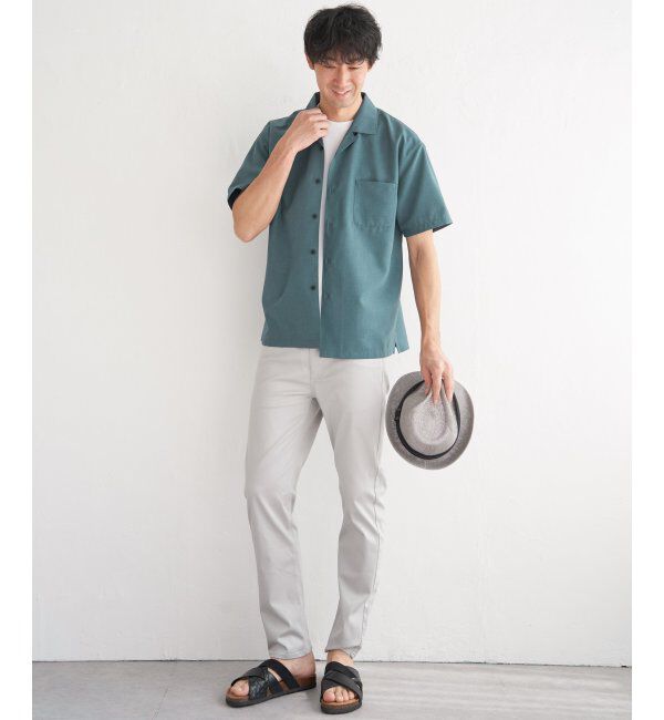 ikka「【セットアップ対応】Reflax(R) リラックスオープンカラーシャツ」|シャツ・ブラウス|