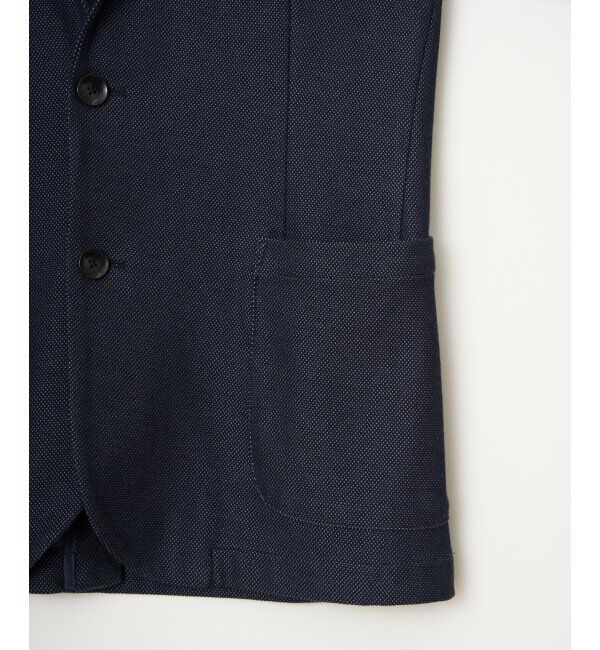 IKKA LOUNGE「GOKU楽ワークハニカムデニムジャケット」|テーラードジャケット|