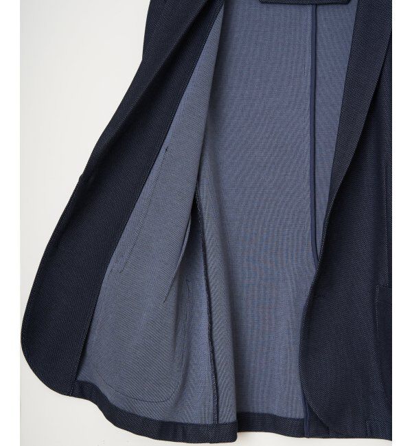 IKKA LOUNGE「GOKU楽ワークハニカムデニムジャケット」|テーラードジャケット|