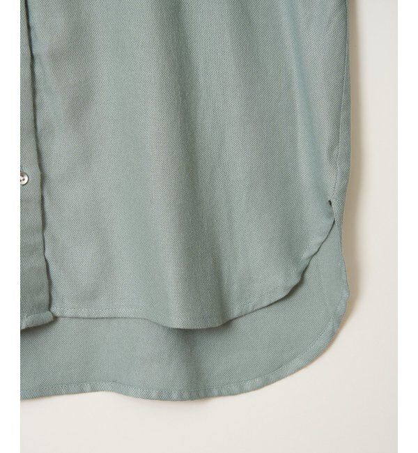 Lbc with Life「綿レーヨンメタルボタンシャツ」|シャツ・ブラウス|