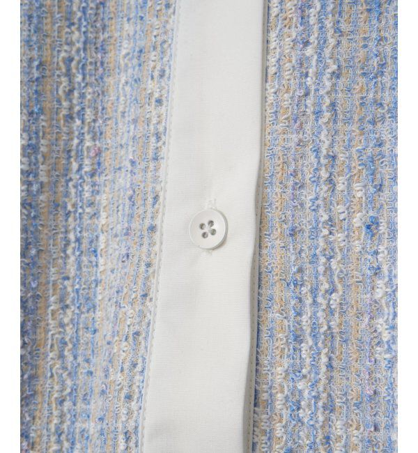 Lbc with Life「異素材切り替えシャツ」|シャツ・ブラウス|