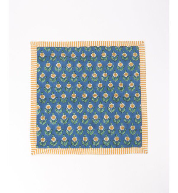 Lbc with Life「ボニータクッションカバーブロックプリント」|クッション・クッションカバー|