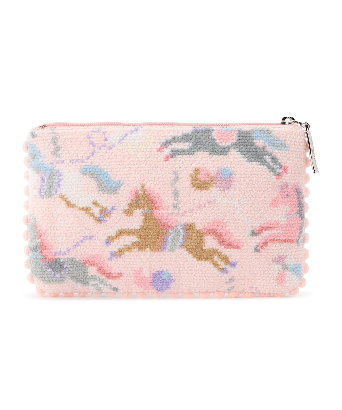 LOVERARY BY FEILER「ラブラリーモクバ　ポンポンポーチ　L/LOM-253110」|ポーチ|