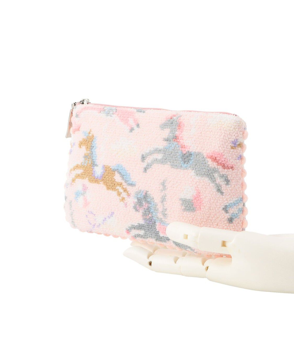 LOVERARY BY FEILER「ラブラリーモクバ　ポンポンポーチ　L/LOM-253110」|ポーチ|