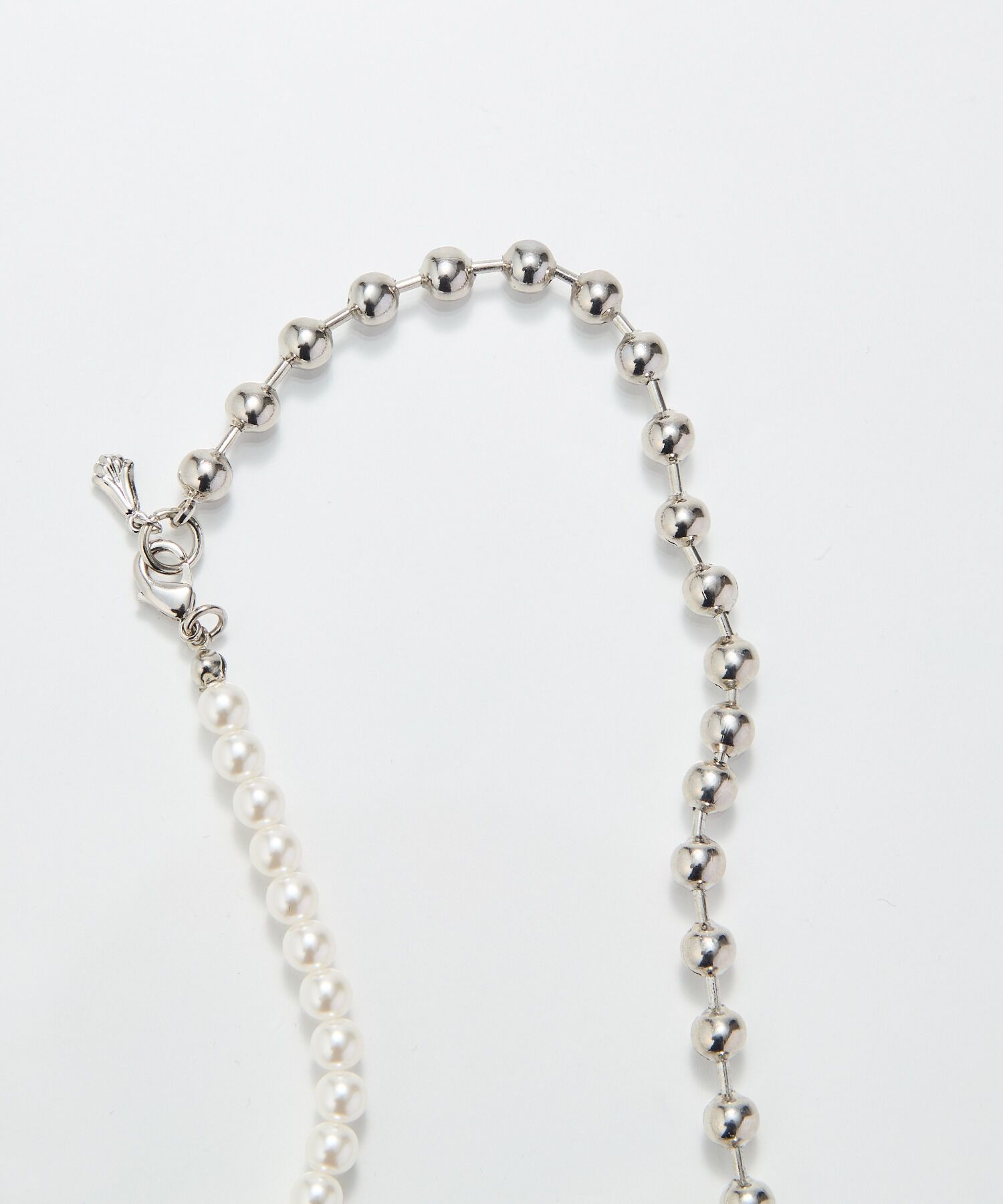 Phoebe「マルチwayメタルボール&times;パールネックレス」|ネックレス|