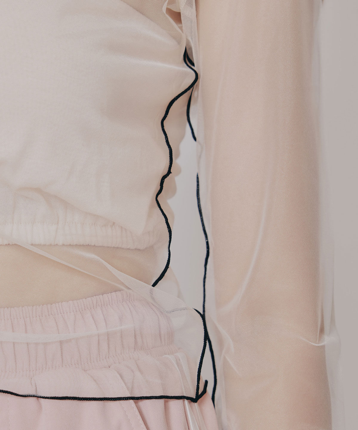 REDYAZEL「バイカラーメロウチュールトップス&times;ベアトップ」|Tシャツ・カットソー|