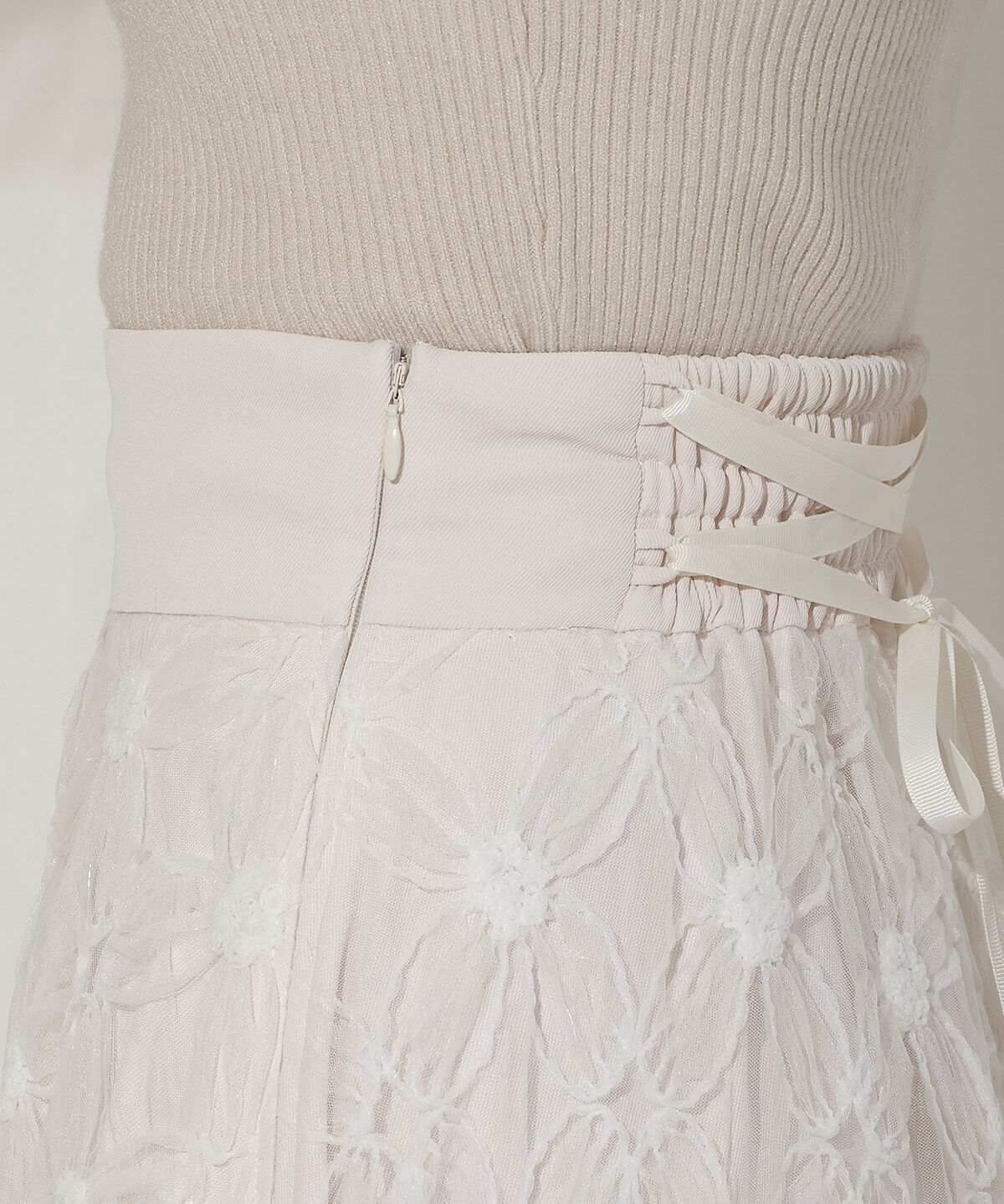 WILLSELECTION「フラワーチュールフレアスカート」|フレア|