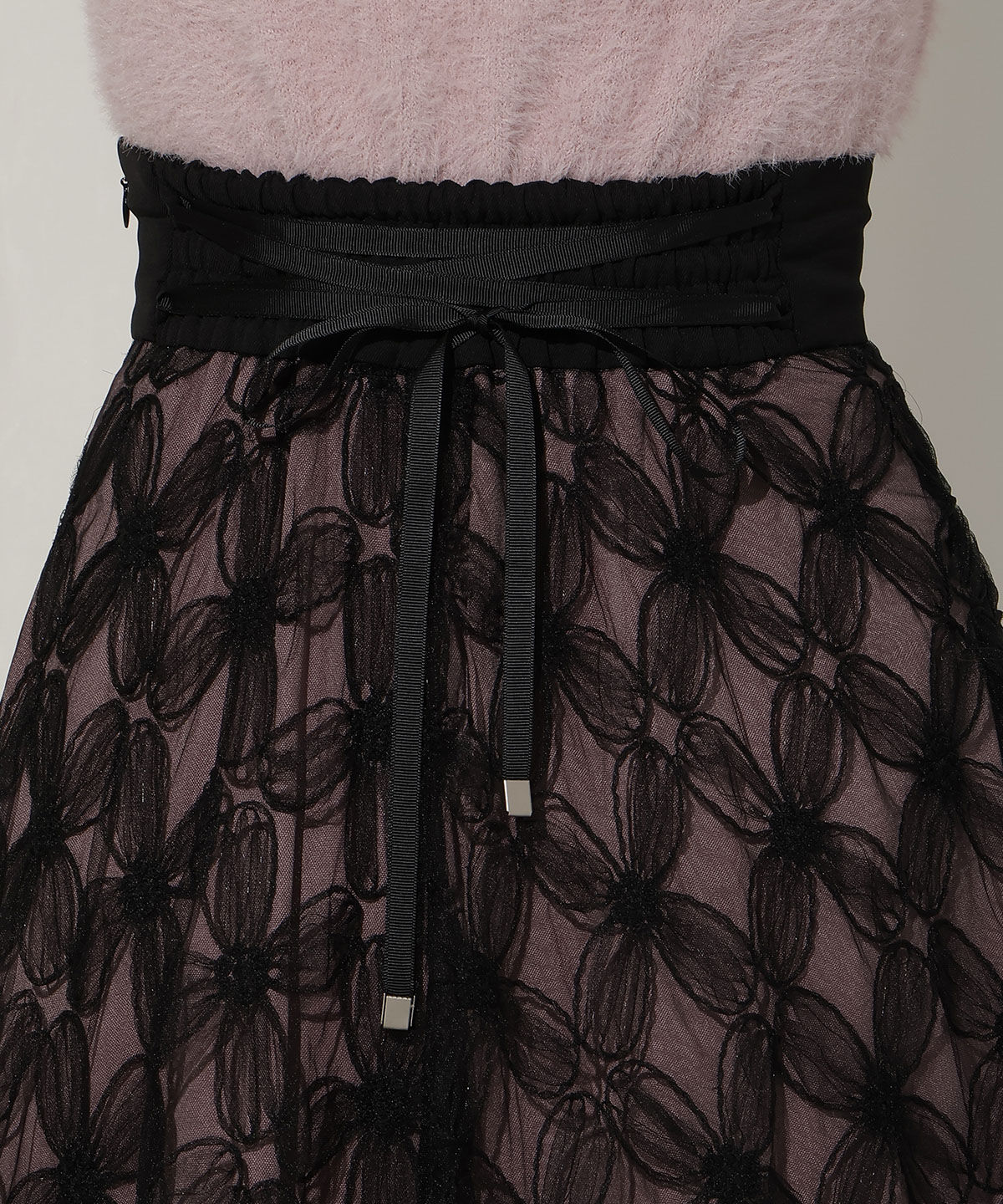 WILLSELECTION「フラワーチュールフレアスカート」|フレア|