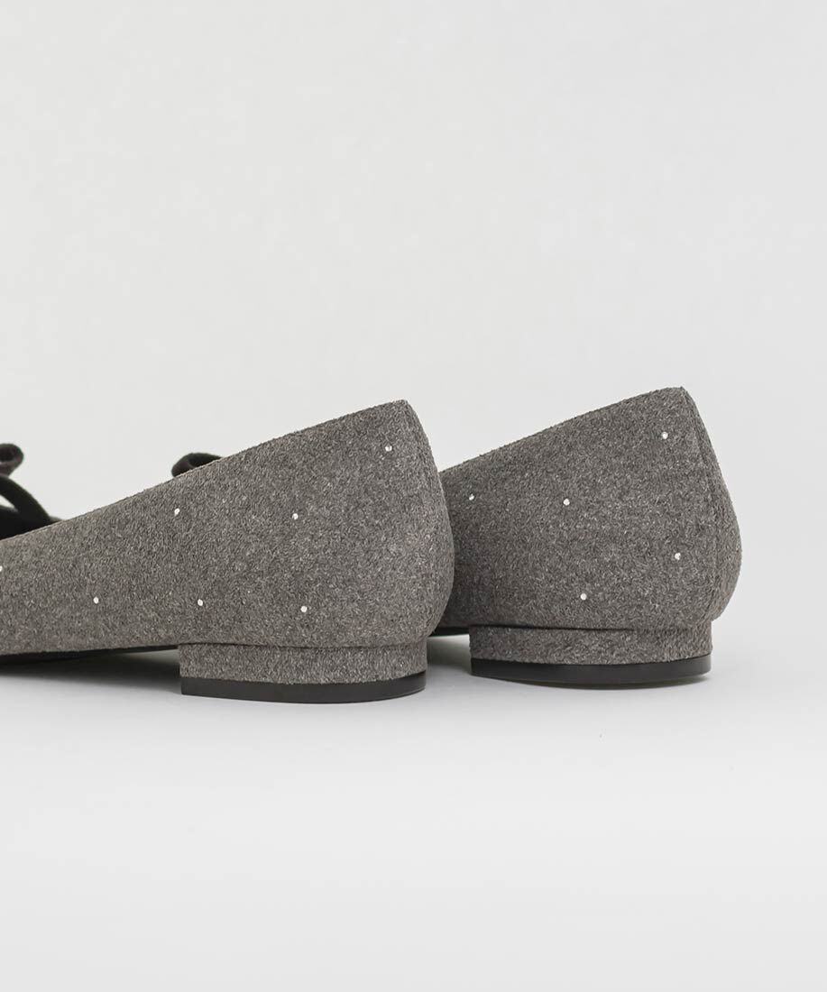  「ミニリボンフラットパンプス」|パンプス|