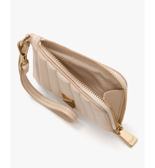 kate spade new york「デコ キルテッド コイン カード ケース リスレット」|財布|