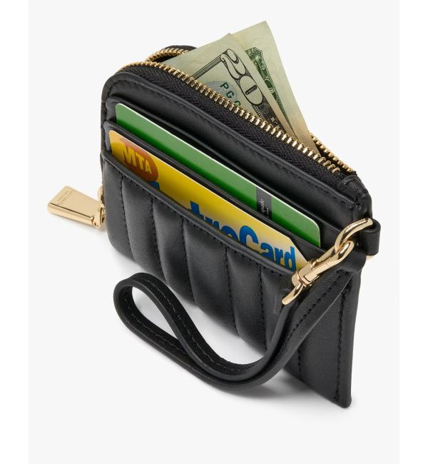 kate spade new york「デコ キルテッド コイン カード ケース リスレット」|財布|