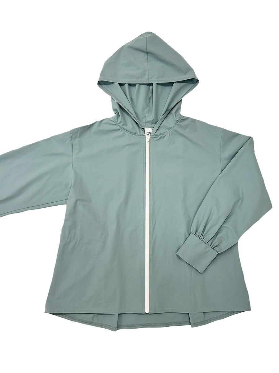 ALBOVE「UVカット撥水パーカー/ジャケット」|ビキニ|グリーン