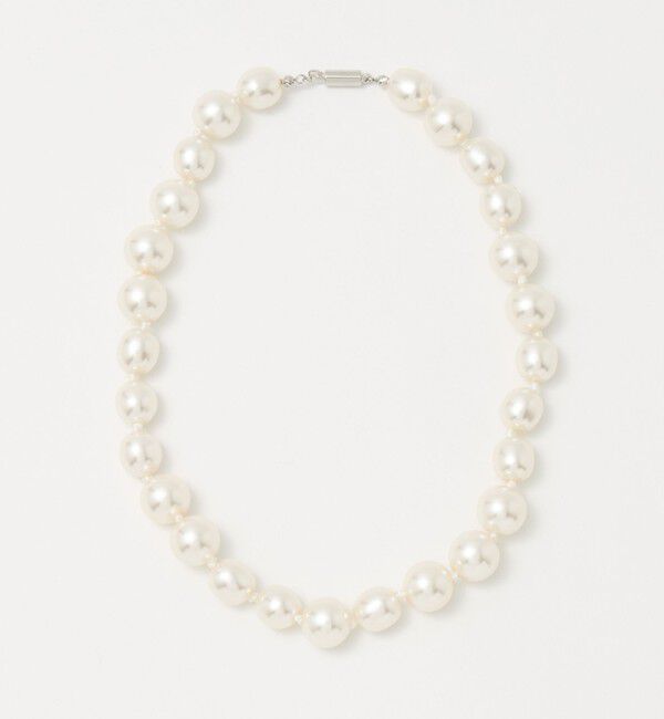 UNITED ARROWS「イミテーション バロックパール ネックレス」|ネックレス|WHITE