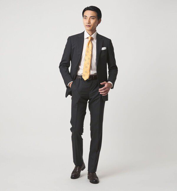 UNITED ARROWS green label relaxing「REDA トロピカル 無地 スリム ノープリーツ スーツパンツ」|スーツ|