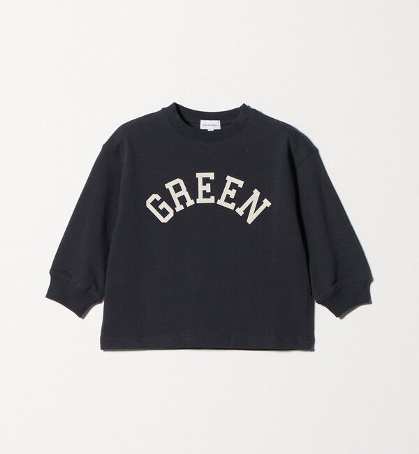 UNITED ARROWS green label relaxing「GREENロゴ ロングTシャツ / キッズ  100cm-160cm」|Tシャツ・カットソー|DK.GRAY