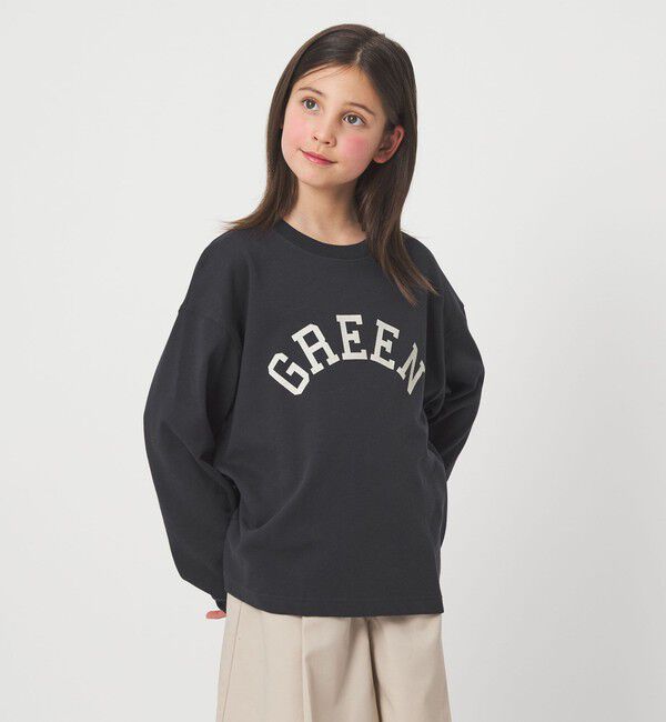 UNITED ARROWS green label relaxing「GREENロゴ ロングTシャツ / キッズ  100cm-160cm」|Tシャツ・カットソー|