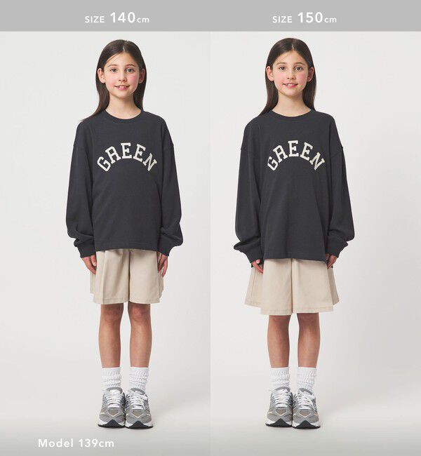 UNITED ARROWS green label relaxing「GREENロゴ ロングTシャツ / キッズ  100cm-160cm」|Tシャツ・カットソー|