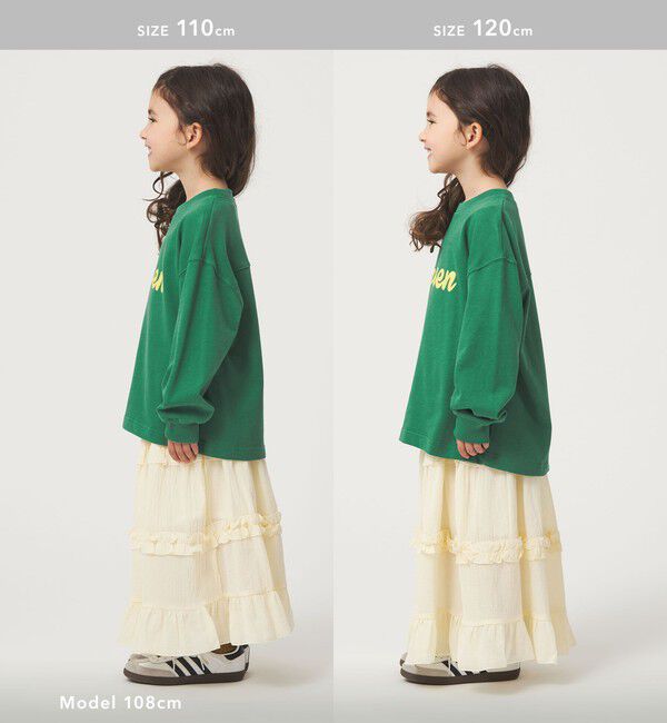 UNITED ARROWS green label relaxing「GREENロゴ ロングTシャツ / キッズ  100cm-160cm」|Tシャツ・カットソー|