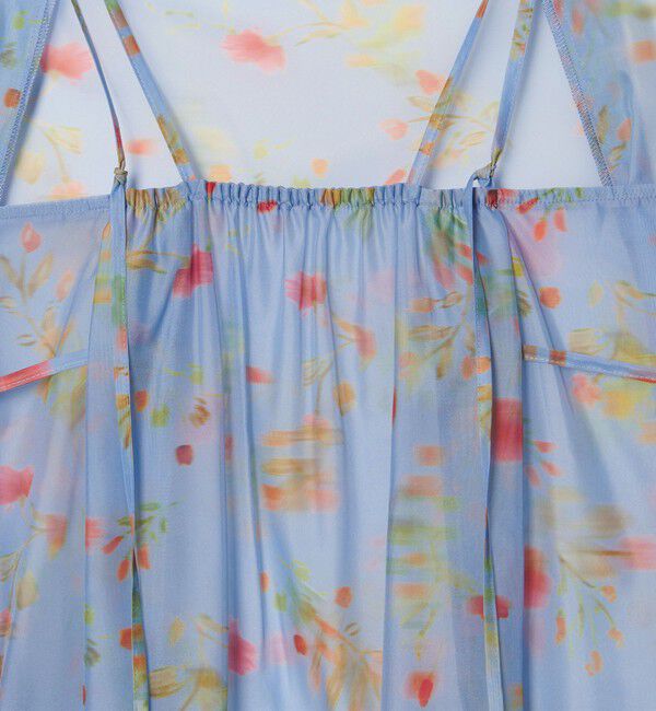 EMMEL REFINES「＜EMMEL REFINES＞EM フラワープリント シアー キャミ ワンピース」|ワンピース|