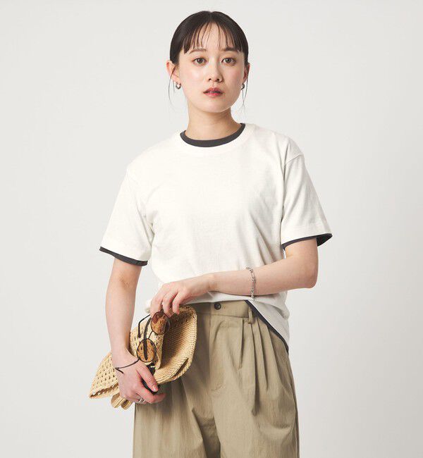 UNITED ARROWS green label relaxing「【別注】＜Hanes＞レイヤード 2セット Tシャツ」|Tシャツ・カットソー|OFF WHITE