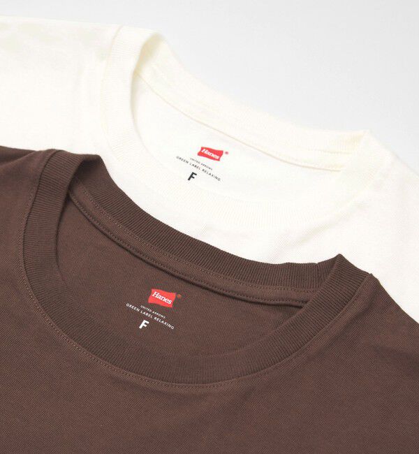 UNITED ARROWS green label relaxing「【別注】＜Hanes＞レイヤード 2セット Tシャツ」|Tシャツ・カットソー|