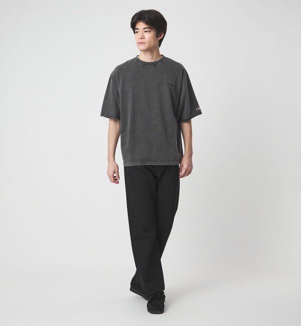 UNITED ARROWS green label relaxing「【別注】＜Champion＞フェード クルーネック 半袖 スウェット」|Tシャツ・カットソー|