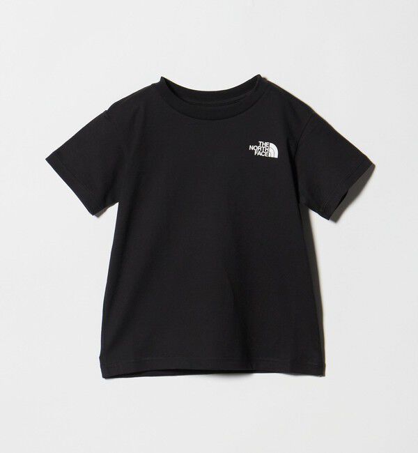 UNITED ARROWS green label relaxing「＜THE NORTH FACE＞ショートスリーブ バックスクエア ロゴTシャツ / キッズ  110cm-120cm」|Tシャツ・カットソー|BLACK