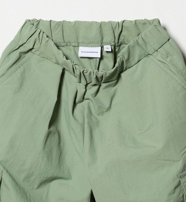 UNITED ARROWS green label relaxing「【スタメンシリーズ】タッサーカーゴパンツ / キッズ  100cm-160cm 撥水 UVカット」|チノ|