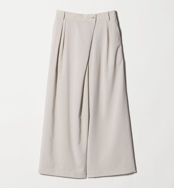 UNITED ARROWS green label relaxing「ラップ ワイド パンツ」|その他|BEIGE