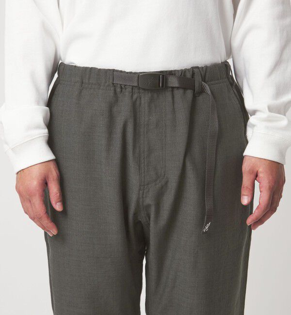 UNITED ARROWS green label relaxing「【別注】＜Gramicci＞麻 ブレンド ワイドテーパード イージーパンツ」|その他|