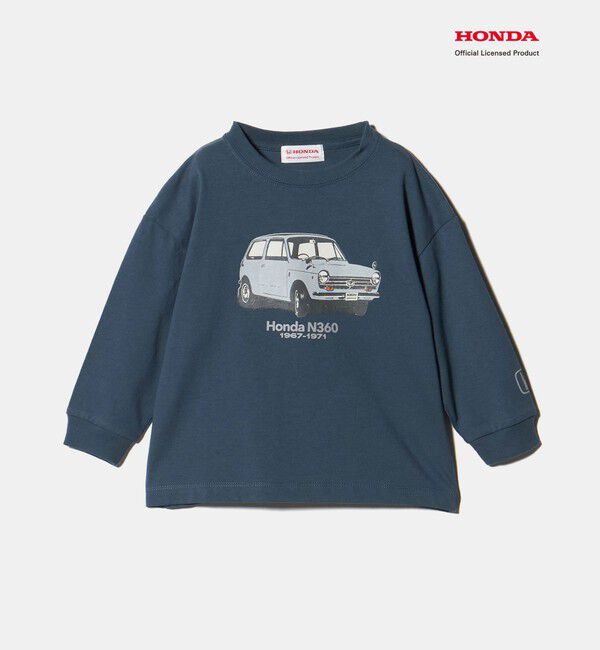 UNITED ARROWS green label relaxing「【別注】＜URBAMENT＞Honda ロングスリーブ Tシャツ / キッズ 100cm-130cm」|Tシャツ・カットソー|NAVY