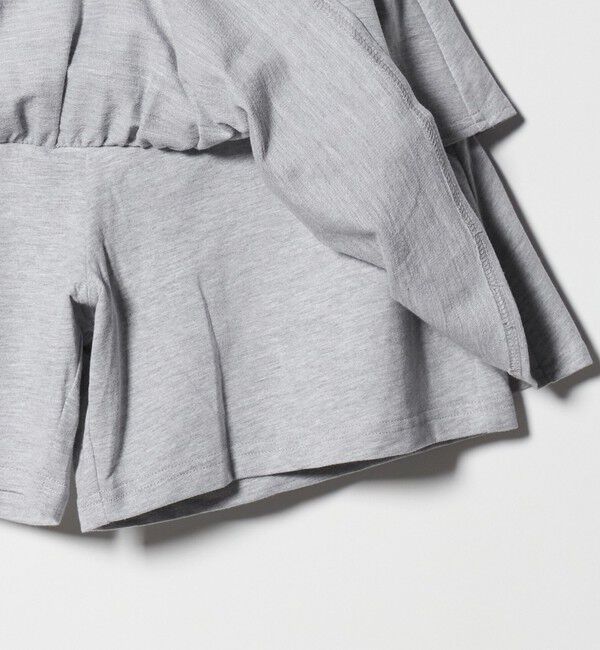 UNITED ARROWS green label relaxing「ミニ裏毛 フリル キュロット（グレー）140cm-160cm」|その他|