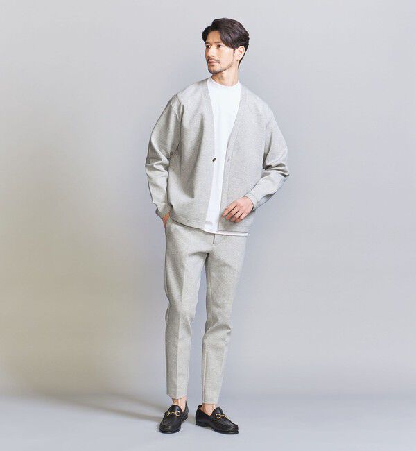 BEAUTY&YOUTH UNITED ARROWS「【WEB限定 WARDROBE SMART】ダブルニット カーディガン/セットアップ対応【抗菌・防臭】」|カーディガン|