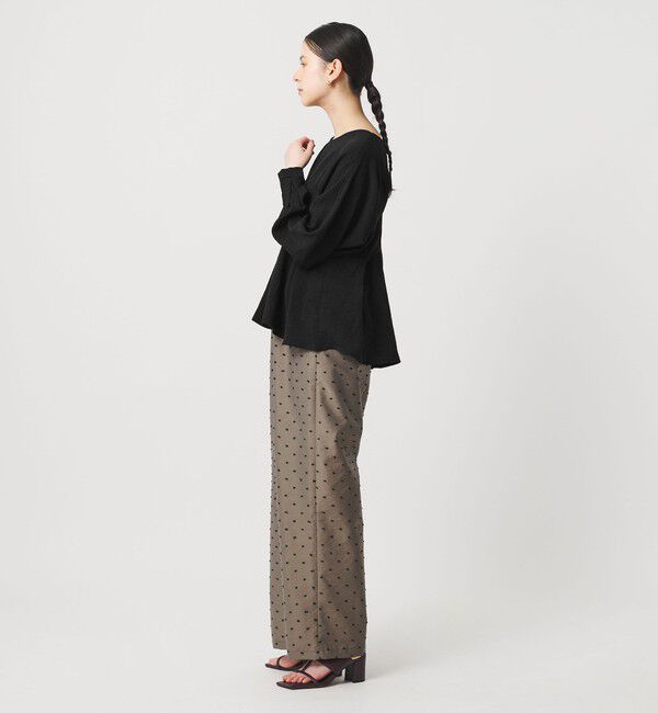 BEAUTY&YOUTH UNITED ARROWS「【WEB限定】ウエストタック ペプラムプルオーバー ウォッシャブル」|Tシャツ・カットソー|