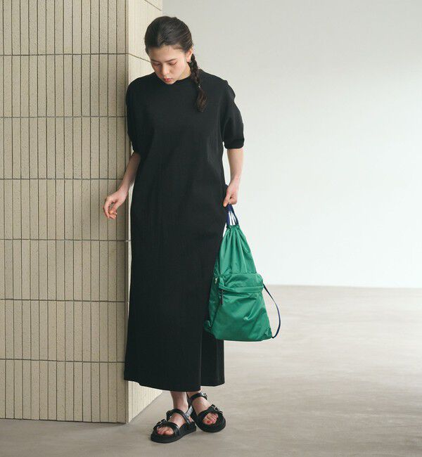 BEAUTY&YOUTH UNITED ARROWS「【WEB限定 Wardrobe DAILY MINIMAL】パフスリーブ カットワンピース UVカット 接触冷感」|ワンピース|