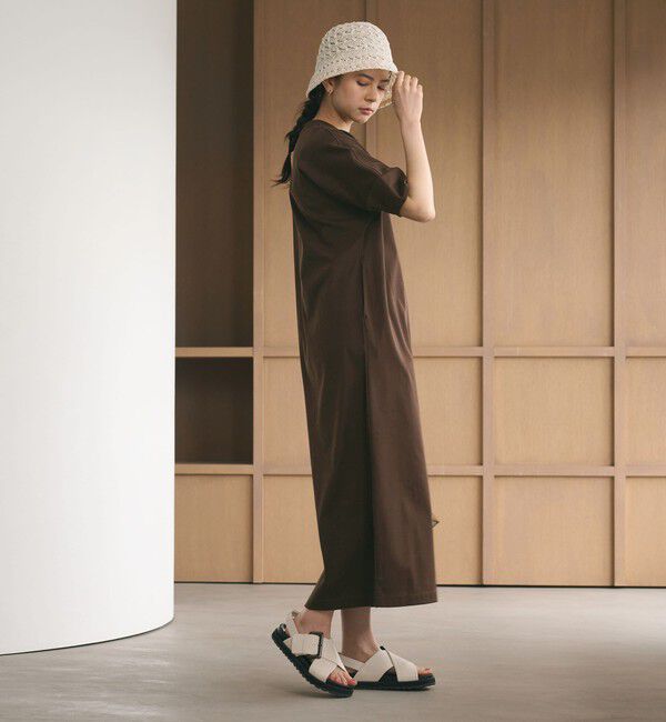 BEAUTY&YOUTH UNITED ARROWS「【WEB限定 Wardrobe DAILY MINIMAL】パフスリーブ カットワンピース UVカット 接触冷感」|ワンピース|
