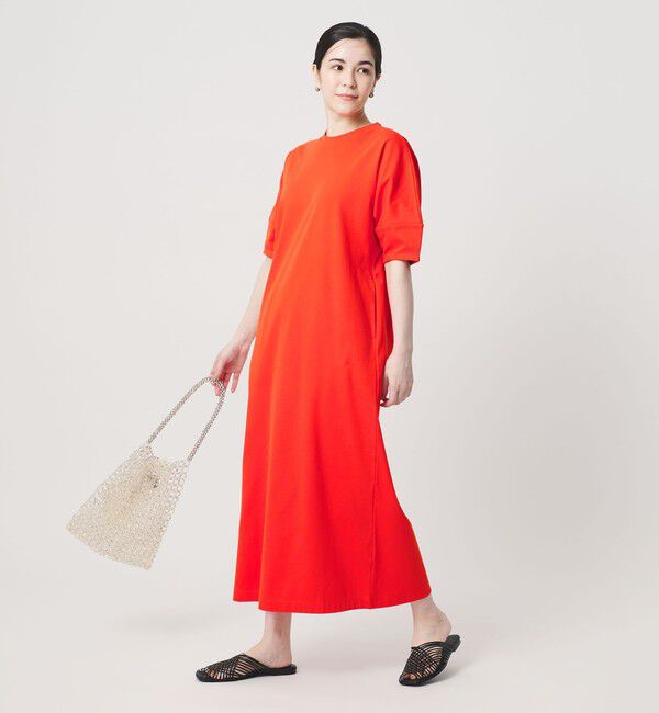 BEAUTY&YOUTH UNITED ARROWS「【WEB限定 Wardrobe DAILY MINIMAL】パフスリーブ カットワンピース UVカット 接触冷感」|ワンピース|