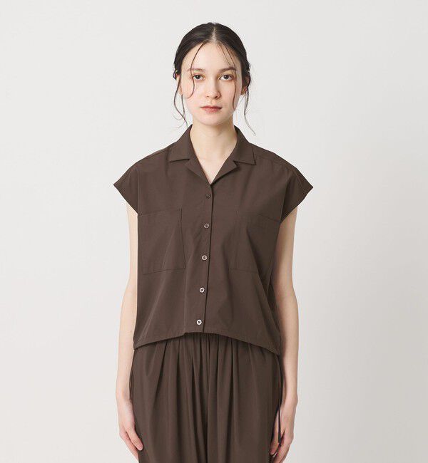 BEAUTY&YOUTH UNITED ARROWS「【WEB限定 Wardrobe DAILY MINIMAL】オープンカラーシャツ＆イージーパンツ 接触冷感 UVカット はっ水」|オールインワン|