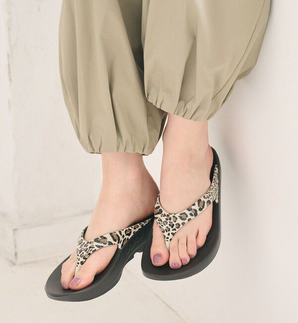 BEAUTY&YOUTH UNITED ARROWS「＜OOFOS＞OOlala Limited レオパード サンダル」|サンダル|