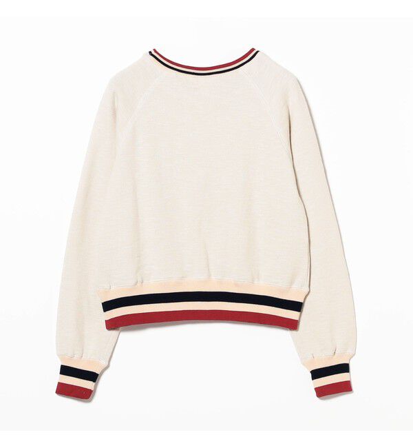 BEAMSBOY「【別注】Healthknit / ライン リブ クルーネック スウェット」|スウェット・ジャージ|