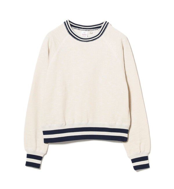 BEAMSBOY「【別注】Healthknit / ライン リブ クルーネック スウェット」|スウェット・ジャージ|