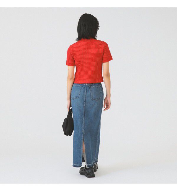 Ray BEAMS 「リブ ジップ ポロ カーディガン」|カーディガン|