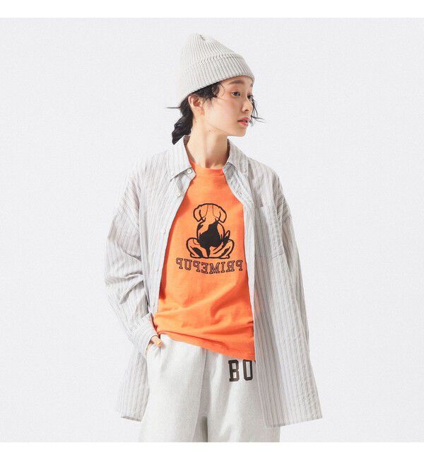 BEAMSBOY「ドビー ストライプ ビッグ BDシャツ」|シャツ・ブラウス|