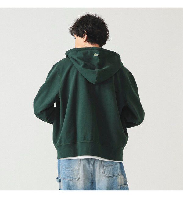 BEAMS「【別注】LACOSTE / フルジップパーカー」|スウェット・ジャージ|